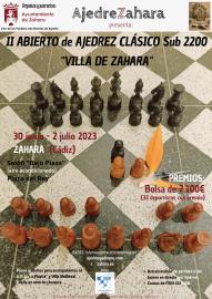 Bases II Abierto de Ajedrez Clásico Sub 2200 - Villa de Zahara